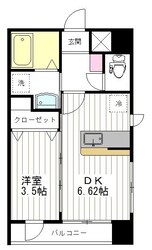 仙台駅 徒歩8分 4階の物件間取画像